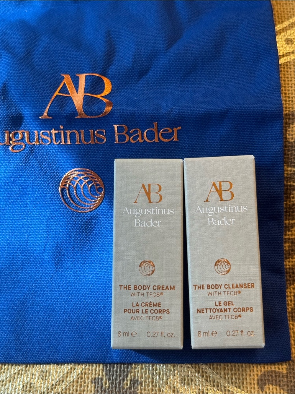 Augustinus Bader The Body Cream & Cleanser Set with TFC8 mini set